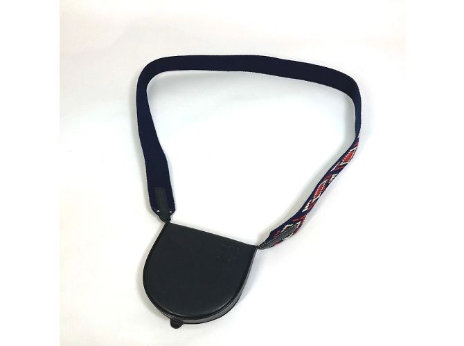 Borsa a spalla in pelle nera Loewe Anagram Nero - vista 3