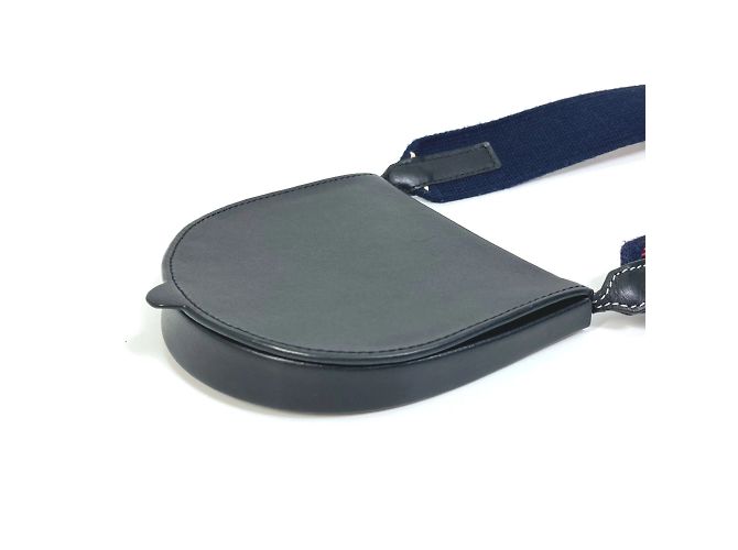 Borsa a spalla in pelle nera Loewe Anagram Nero - vista 4