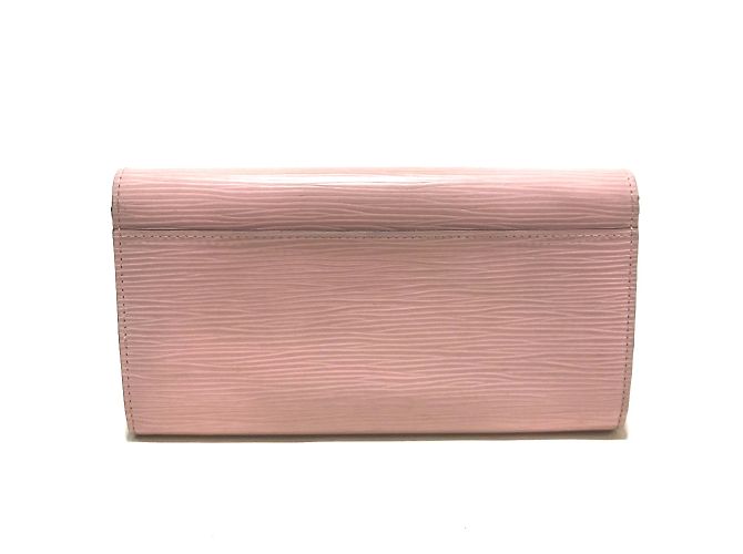 Cartera plegada Epi Louis Vuitton en Rosa Nacre Pink - vista 2