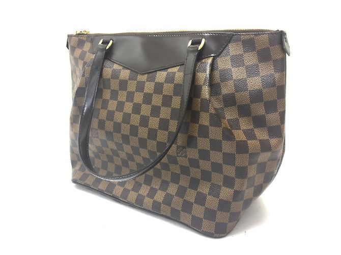 Borsa a Spalla Damier N41103 di Louis Vuitton Marrone - vista 3