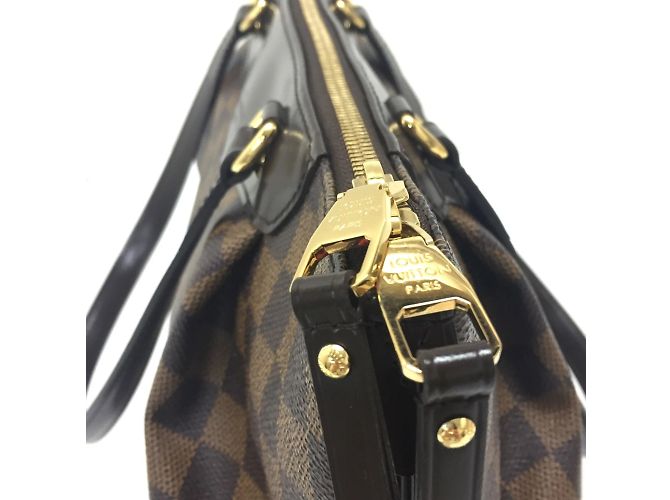 Borsa a Spalla Damier N41103 di Louis Vuitton Marrone - vista 4