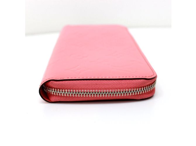 Cartera larga con cremallera Monogram Vernis Louis Vuitton Rosa - vista 3