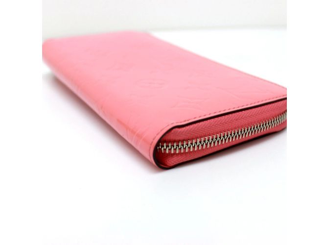 Cartera larga con cremallera Monogram Vernis Louis Vuitton Rosa - vista 4