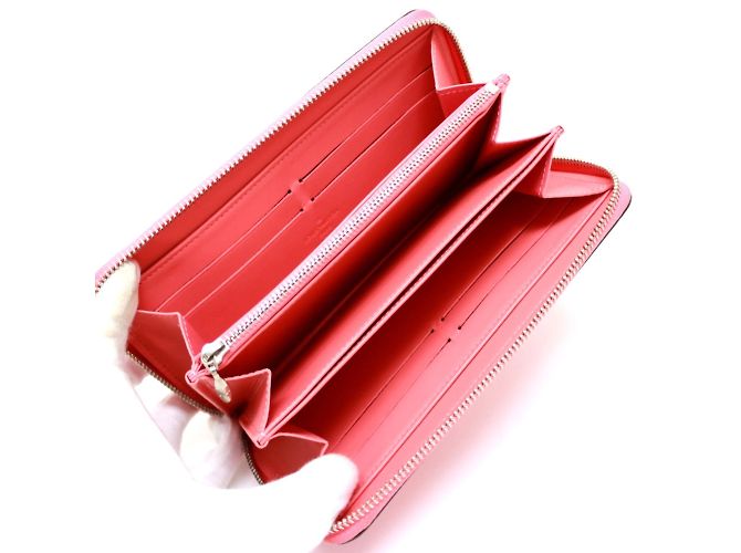 Cartera larga con cremallera Monogram Vernis Louis Vuitton Rosa - vista 6