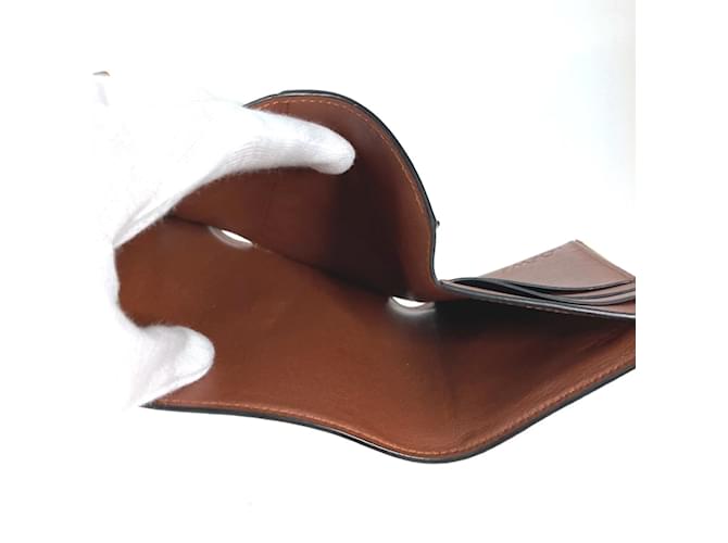 Billetera compacta bi-fold Loewe Castaño - vista 4