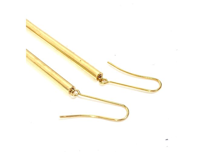 Orecchini a bottone placcati in oro Loewe D'oro - vista 2