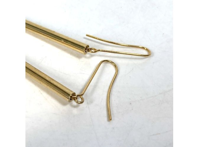 Orecchini a bottone placcati in oro Loewe D'oro - vista 6