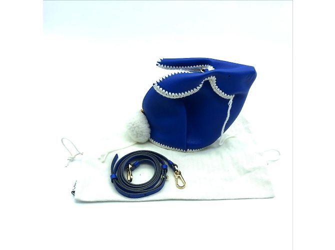 Loewe blauer Leder-Münzbeutel - Ansicht 11