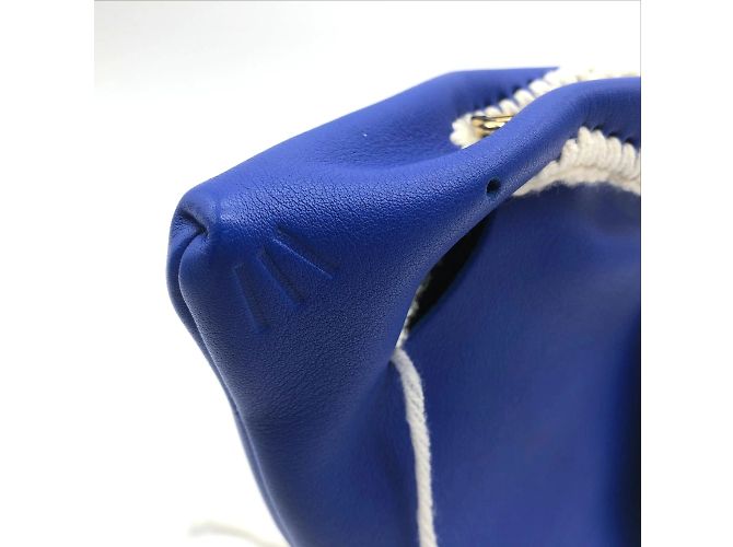 Loewe blauer Leder-Münzbeutel - Ansicht 2