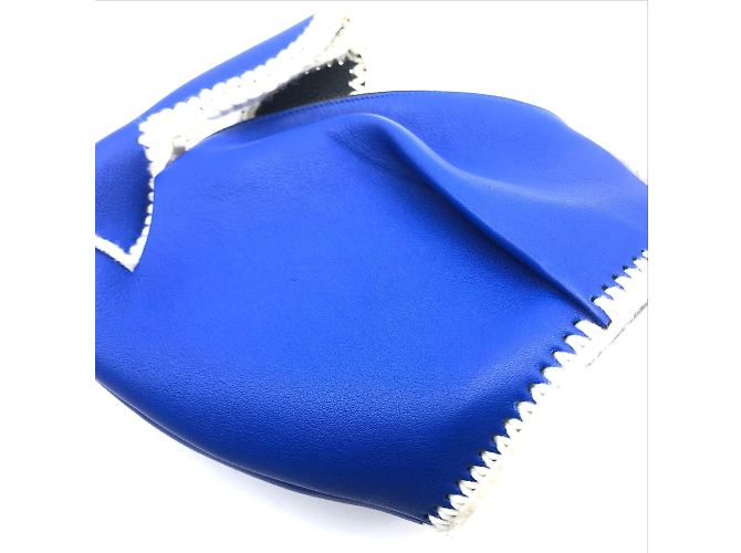 Loewe blauer Leder-Münzbeutel - Ansicht 8