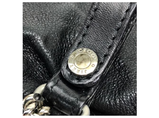 Borsa a spalla in pelle nera Jimmy Choo Nero - vista 8