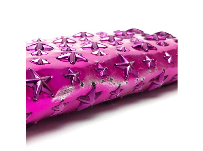 Cartera larga de cuero morado Jimmy Choo Púrpura - vista 8