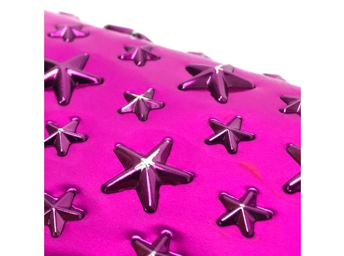 Cartera larga de cuero morado Jimmy Choo Púrpura - vista 9