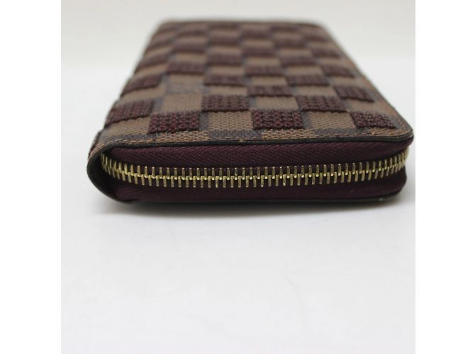 Cartera larga con cremallera Damier-Paillette Louis Vuitton Castaño - vista 3