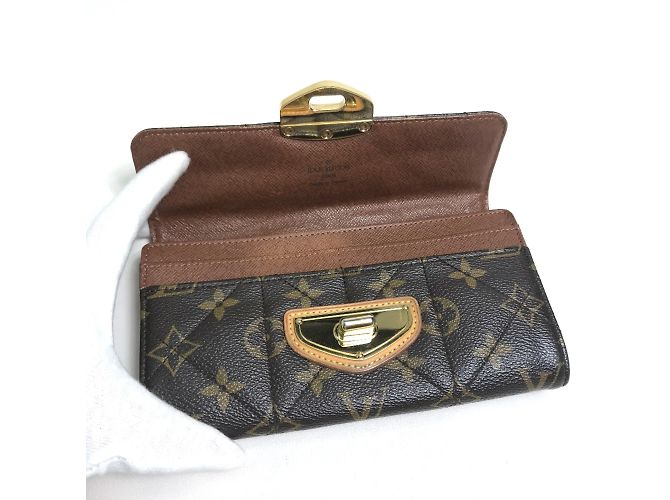 Cartera larga Monogram Etoile Louis Vuitton Castaño - vista 7