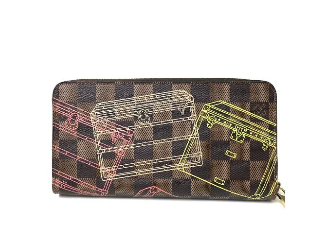 Louis Vuitton Damier Trunk Langbörse N63026 Braun - Ansicht 2