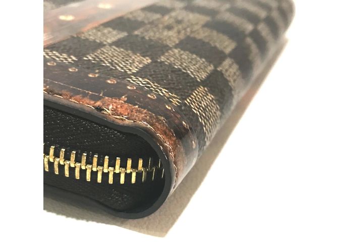 Louis Vuitton M63490 Transform do Damier Cartera Larga con Cremallera Castaño - vista 4