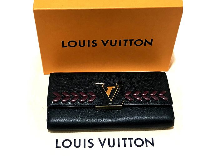 Billetera bi-fold Taurillon Clemence de Louis Vuitton Negro - vista 9