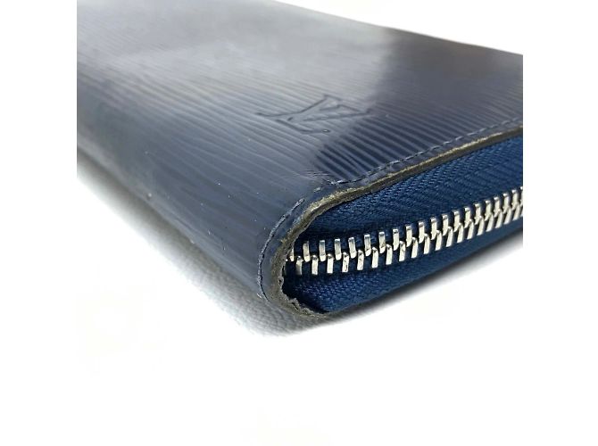 Portafoglio lungo con zip Epi Louis Vuitton Blu - vista 4