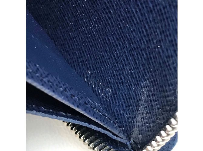 Portafoglio lungo con zip Epi Louis Vuitton Blu - vista 9