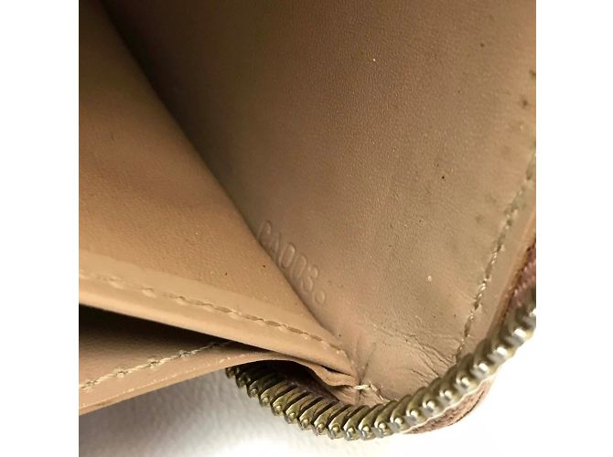 Vernis Zip Around Langbörse von Louis Vuitton Beige - Ansicht 10