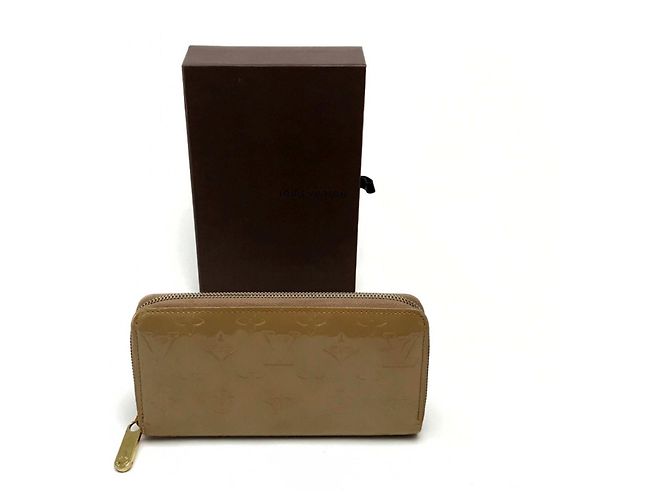 Vernis Zip Around Langbörse von Louis Vuitton Beige - Ansicht 11