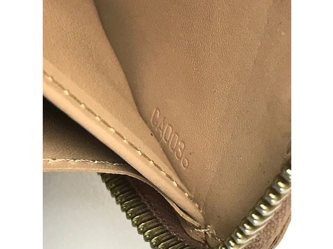 Vernis Zip Around Langbörse von Louis Vuitton Beige - Ansicht 12