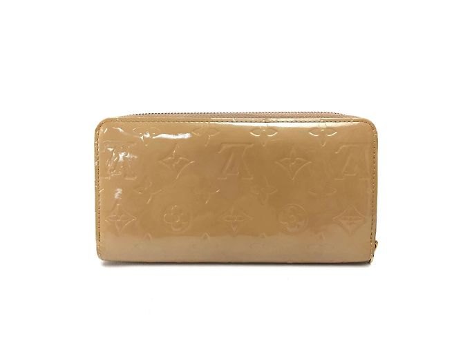 Vernis Zip Around Langbörse von Louis Vuitton Beige - Ansicht 2