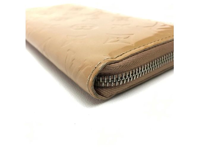 Vernis Zip Around Langbörse von Louis Vuitton Beige - Ansicht 4