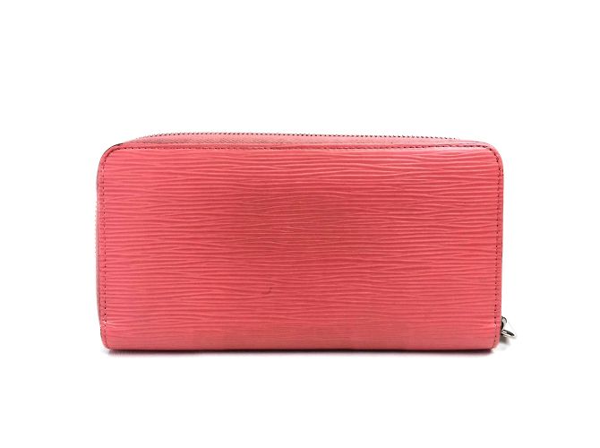 Portafoglio lungo con zip Epi Louis Vuitton Rosa - vista 2