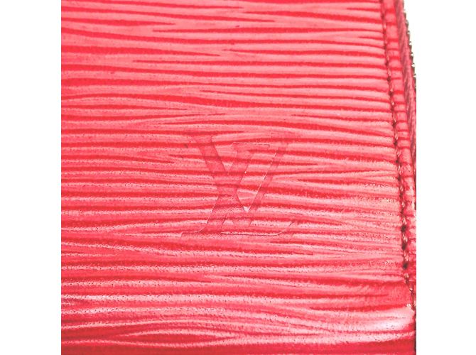 Portafoglio lungo con zip Epi Louis Vuitton Rosa - vista 6