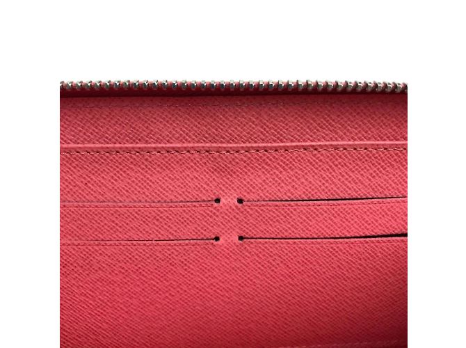 Portafoglio lungo con zip Epi Louis Vuitton Rosa - vista 8
