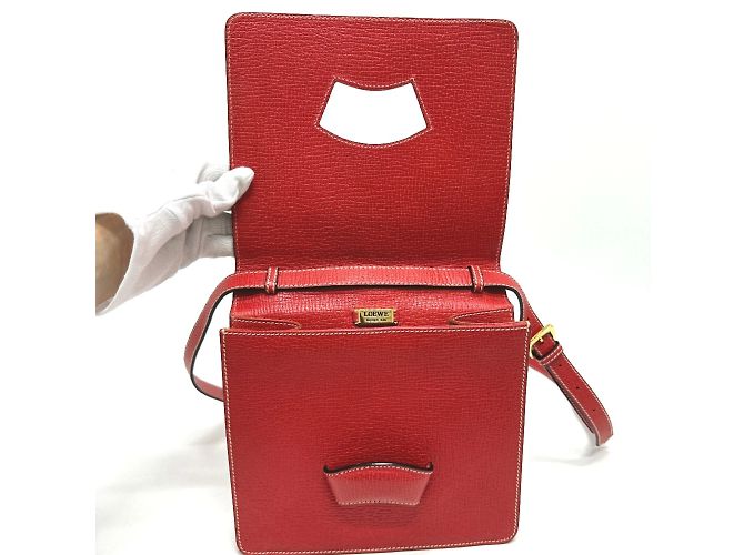 Borsa a spalla Loewe 2WAY rossa Rosso - vista 10