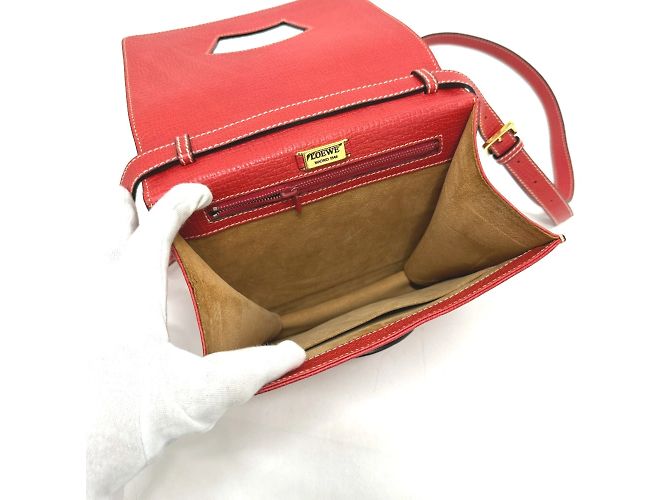 Borsa a spalla Loewe 2WAY rossa Rosso - vista 11