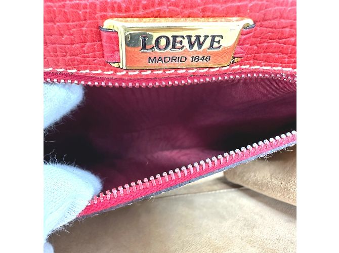 Borsa a spalla Loewe 2WAY rossa Rosso - vista 12
