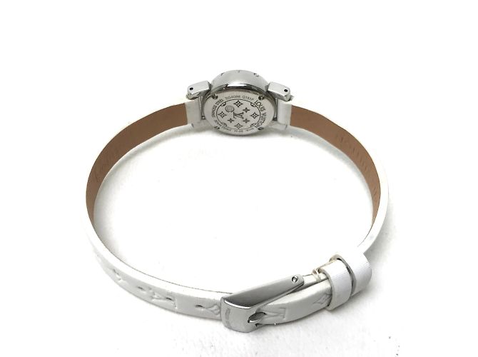 Relógio de pulso de quartzo com diamantes Louis Vuitton Q151P Rosa - vista 2
