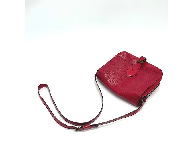 Borsa Pochette Epi Louis Vuitton Rosso - vista 13