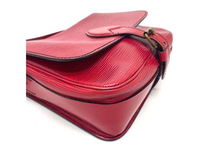 Borsa Pochette Epi Louis Vuitton Rosso - vista 3