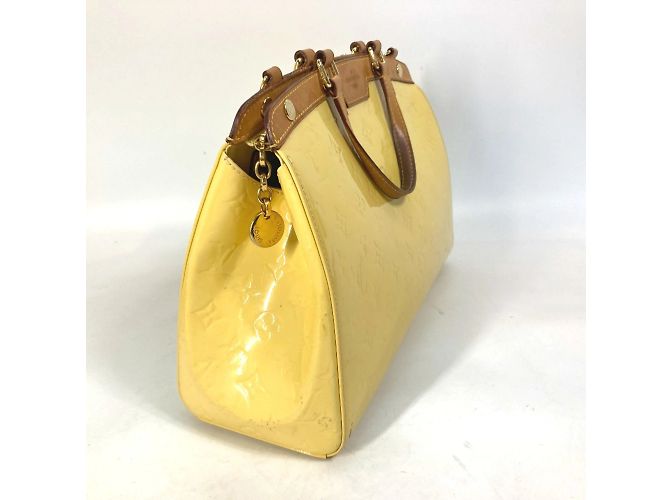 Borsa a mano Monogram Vernis M90108 di Louis Vuitton Giallo - vista 4