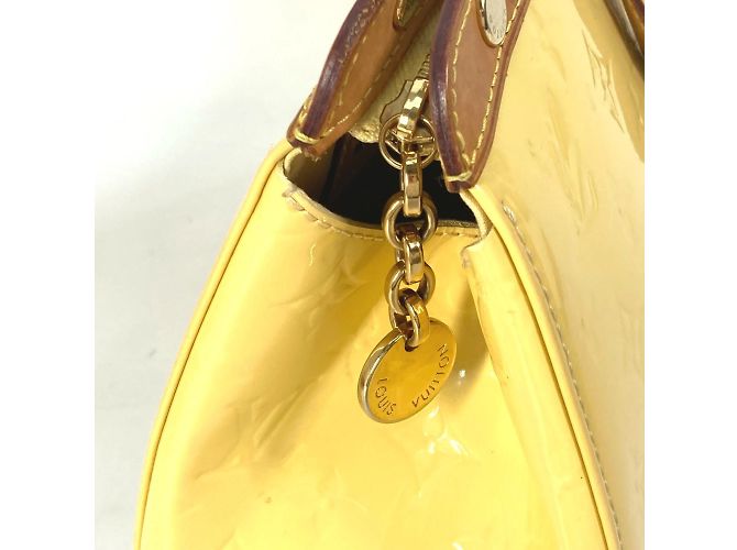 Borsa a mano Monogram Vernis M90108 di Louis Vuitton Giallo - vista 5