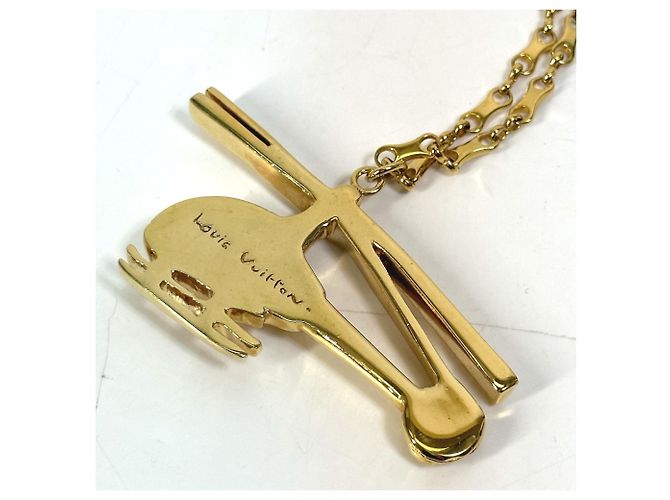 Collana placcata in oro Louis Vuitton D'oro - vista 4
