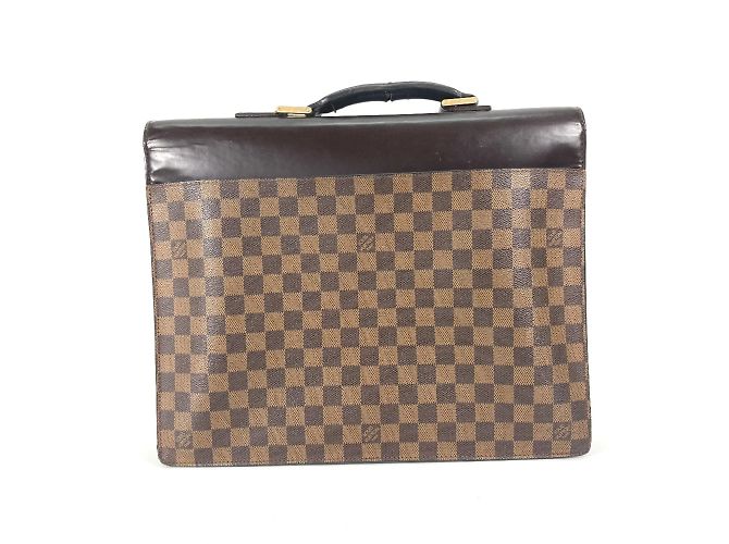 Louis Vuitton N53315 Briefcase Damier Marrone - vista 2