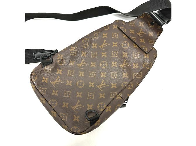 Borsa a tracolla Monogram Macassar di Louis Vuitton Marrone - vista 2