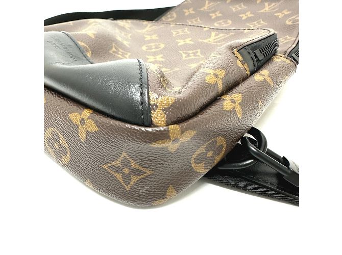 Borsa a tracolla Monogram Macassar di Louis Vuitton Marrone - vista 4