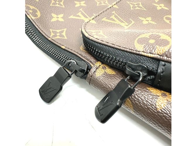 Borsa a tracolla Monogram Macassar di Louis Vuitton Marrone - vista 6