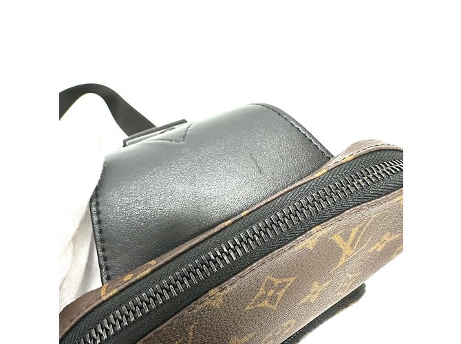 Borsa a tracolla Monogram Macassar di Louis Vuitton Marrone - vista 8