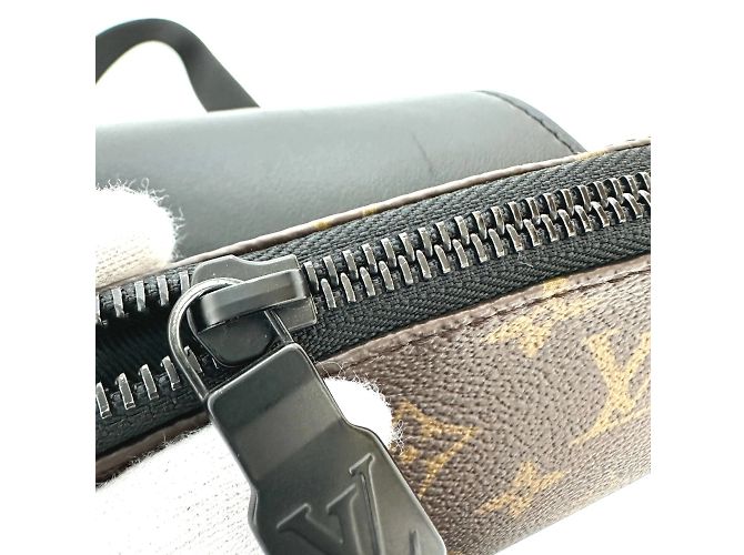 Borsa a tracolla Monogram Macassar di Louis Vuitton Marrone - vista 9