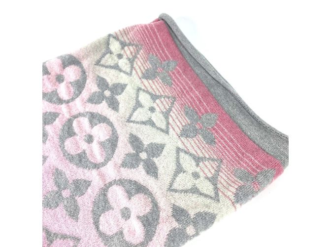 Monogramm Schal Louis Vuitton M73045 Pink - Ansicht 3