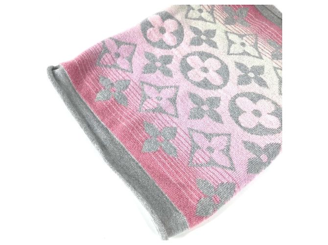 Monogramm Schal Louis Vuitton M73045 Pink - Ansicht 4