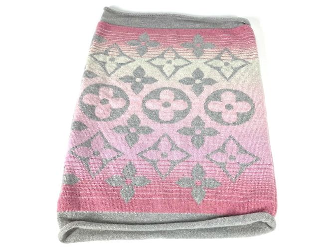 Monogramm Schal Louis Vuitton M73045 Pink - Ansicht 5